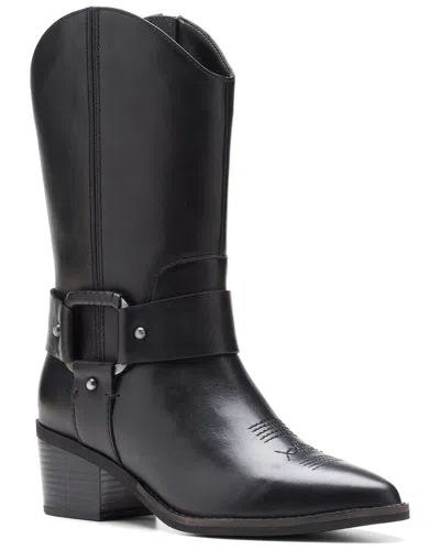 CLARKS CLARKS MORZINE RISE LEATHER COWBOY BOOT