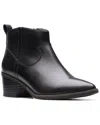 Clarks Morzine Sky Leather Bootie In Multi