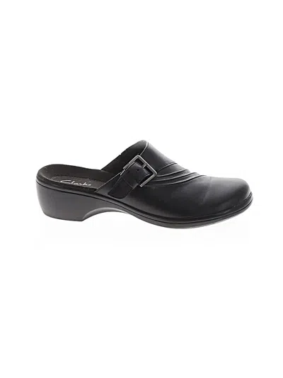 Pre-owned Clarks Mule/clog In Black