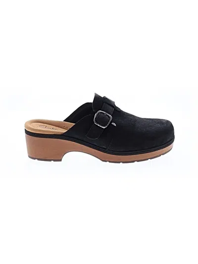 Pre-owned Clarks Mule/clog In Black