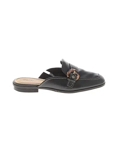 Pre-owned Clarks Mule/clog In Black