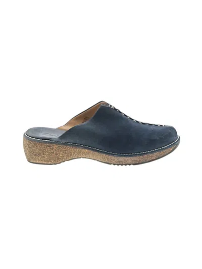 Pre-owned Clarks Mule/clog In Blue