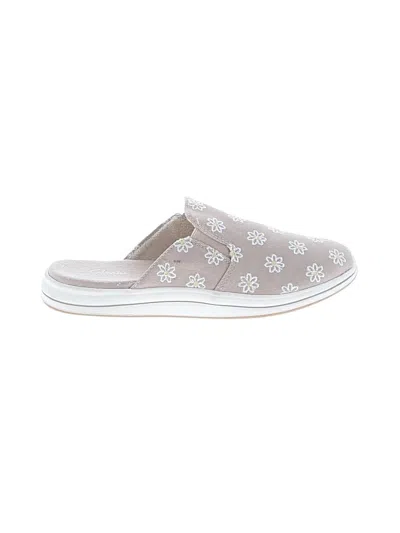Pre-owned Clarks Mule/clog In Gray
