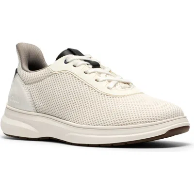 Clarks Leather Sneaker In Neutral