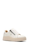 Clarks Women's Mykah Joy Round Toe Sneakers In White
