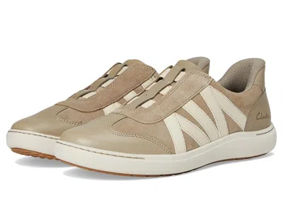 Clarks Nalle Tess Leather Sneaker In White