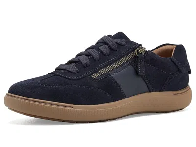 Clarks Nalle T-toe Women's Shoes Navy Combi Suede: 6.5 C - Wide