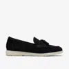 Clarks Wallabee Loafer In Black