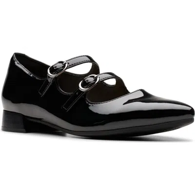 Clarks Collection Women's Natalyn Lane Pointy Toe Shoes In Black Patent