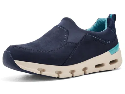 Clarks Nature X Sky Waterproof Women's Shoes Navy Nubuck: 6.5 C - Wide In Blue