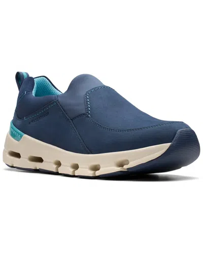Clarks Naturex Skywp Nubuck Loafer In Blue