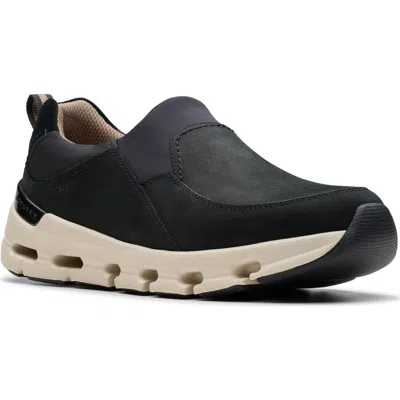 Clarks ® Naturex Waterproof Slip-on Sneaker In Black