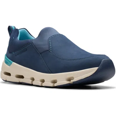 Clarks ® Naturex Waterproof Slip-on Sneaker In Blue