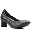 Clarks Neily Pearl Womens Leather Pebbled Pumps In Black