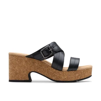Clarks Nerisa Holly In Black Leather