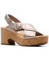 Clarks Nerisa Pace Sandal In Silver