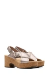 Clarks Nerisa Pace Sandal In Silver