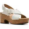 Clarks ® Nerisa Slingback Platform Sandal
