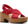 Clarks ® Nerisa Slingback Platform Sandal