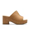 Clarks Nerisa Vine In Brown Nubuck In Brown