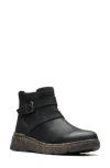 Clarks Women's Collection Noralyn Strap Boots In Black Sde