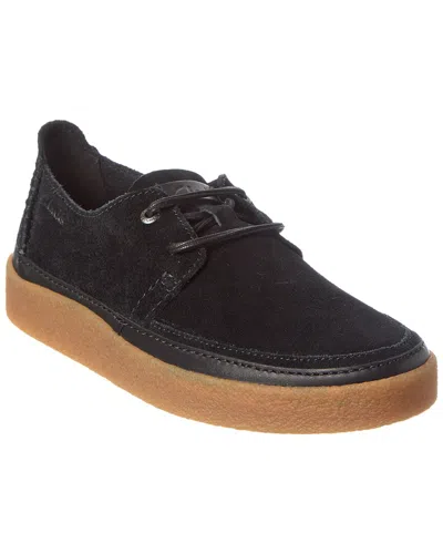 Clarks Oakpark Lace Suede Oxford In Black