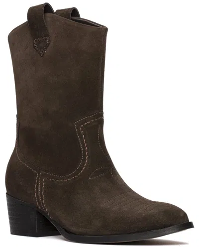 Clarks Octavia Up Suede Bootie In Brown