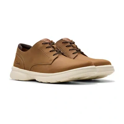 Clarks Of England Clarks Bradley Plain Mens Round Oxford Shoes In Brown
