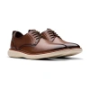 Clarks Of England Clarks Brantin Plain Mens Round Closed Toe Oxford Shoes In Brown