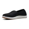 Clarks Of England Clarks Cloudsteppers Breeze Emily Womens Round Closed Toe Slip-on Shoe In Black