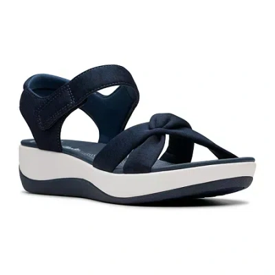 Clarks Of England Clarks Cloudsteppers Womens Arla Daisy Wedge Sandals In Multi