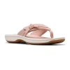 Clarks Of England Clarks Cloudsteppers Womens Breeze Dhalia Flip-flops In Pink