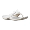 Clarks Of England Clarks Cloudsteppers Womens Brinkley Flora Flip-flops In White