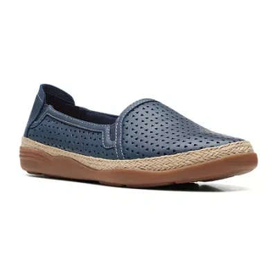 Clarks Of England Clarks Elaina Ruby Womens Closed Toe Slip-on Shoe In Blue
