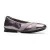 Clarks Of England Clarks Jazmynn Womens Round Closed Toe Ballet Flats In Gray