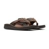 Clarks Of England Clarks Mens Wesley Sun Flip-flops In Brown