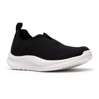 Clarks Of England Clarks Solevana Knit Cloudsteppers Womens Round Slip-on Shoe In Black
