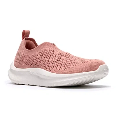 Clarks Of England Clarks Solevana Knit Cloudsteppers Womens Round Slip-on Shoe In Pink