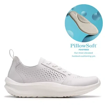 Clarks Of England Clarks Solevana Style Womens Bike Closed Toe Slip-on Shoe In White