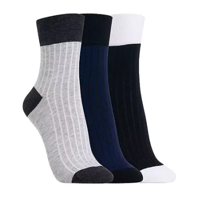 Clarks Of England Clarks Womens 3 Pair Low Cut Socks In Multi