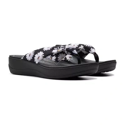 Clarks Of England Clarks Womens Arla Glison Flip-flops In Black