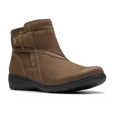 Clarks Of England Clarks Womens Carleigh Style Flat Heel Chelsea Boots In Brown