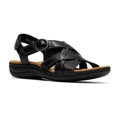 Clarks Of England Clarks Womens Laurieann Flat Sandals In Black