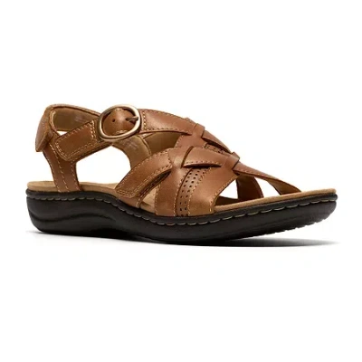 Clarks Of England Clarks Womens Laurieann Flat Sandals In Brown