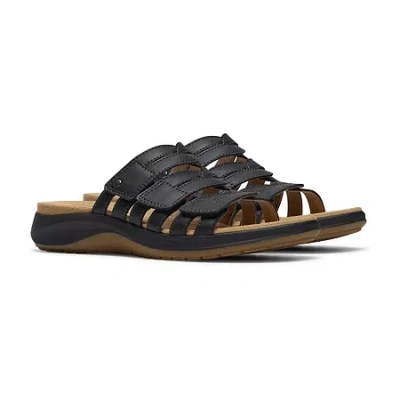 Clarks Of England Clarks Womens Maelynn Flat Sandals In Black