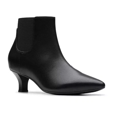 Clarks Of England Clarks Womens Stiletto Heel Dress Boots In Black