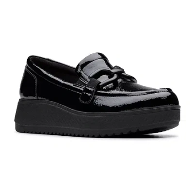 Clarks Of England Clarks Zylah Top Womens Moc Closed Toe Loafers In Black