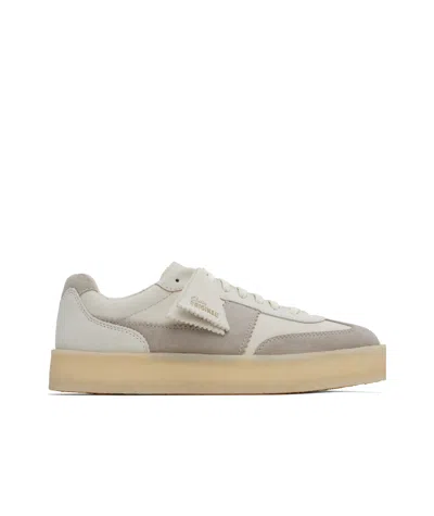 Clarks Off-white  Gray Tor 80 Sneakers In Nude