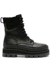 Clarks Orianna 2 Hike Lace-up Leather Boots In Black