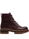 Clarks Orianna Boots In Brown